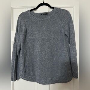 NIC+ZOE Heather Gray/ blueWomen's Sweater
